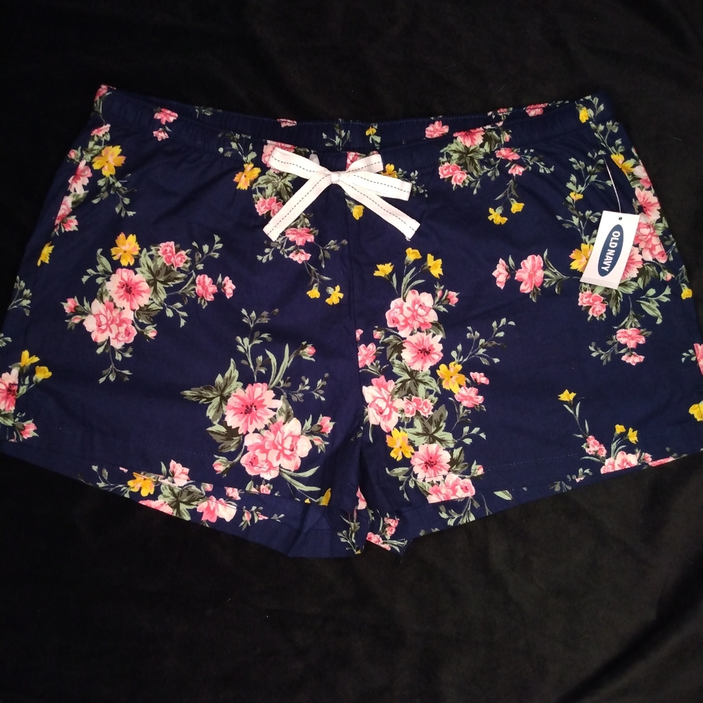Old Navy Floral PJ Shorts